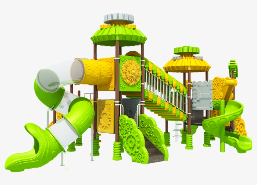 Amusement Park Safety Seesaw And Slide Equipment - Illustration, transparent png #2983253
