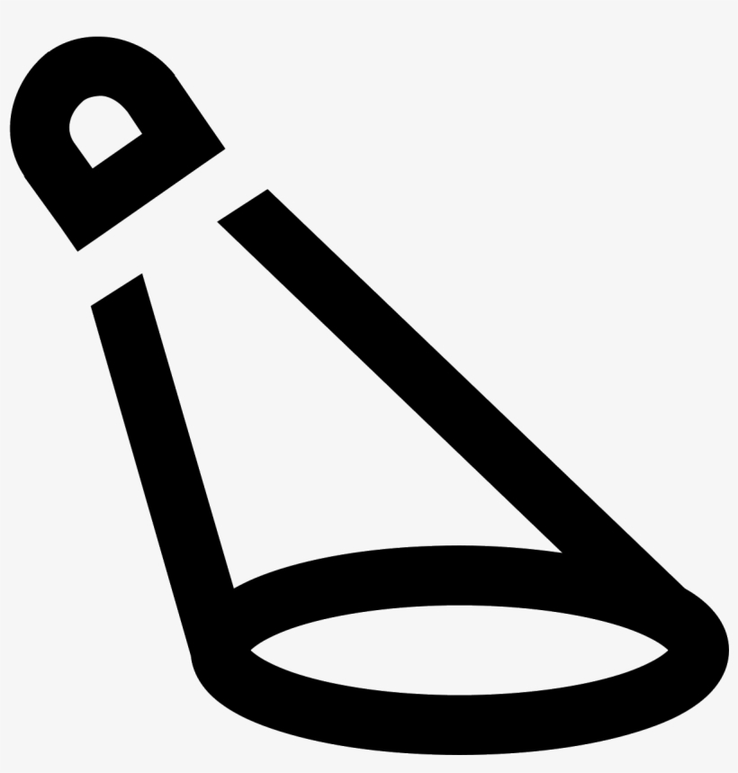 The Icon Is A Picture Of A Spotlight - Spotlight Icon, transparent png #2983405