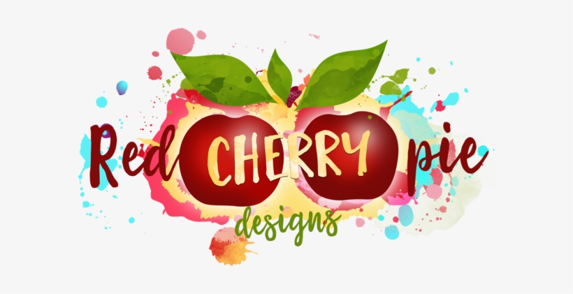 Red Cherry Pie Designs - Graphic Design, transparent png #2983580