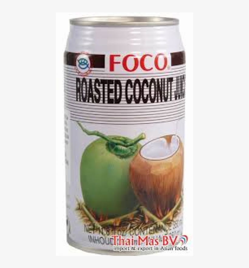 Foco Roasted Coconut Juice Drink 350ml, transparent png #2983634