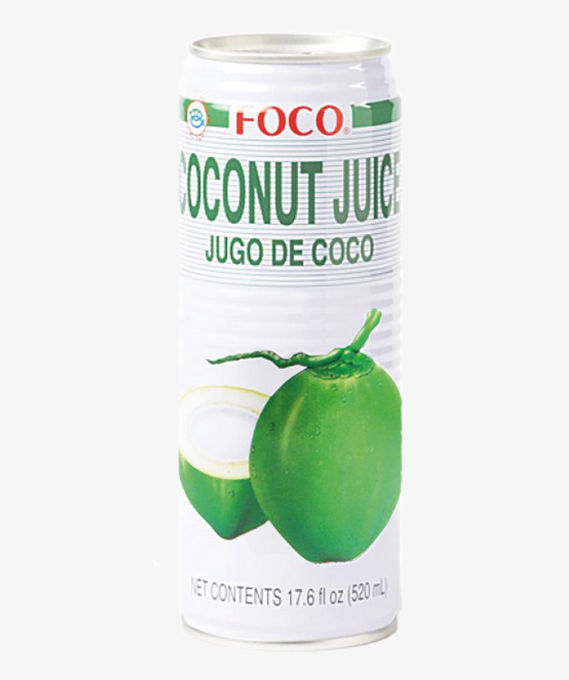Foco Coconut Juice - Foco Coconut Juice - 17.6 Fl Oz Can, transparent png #2983715