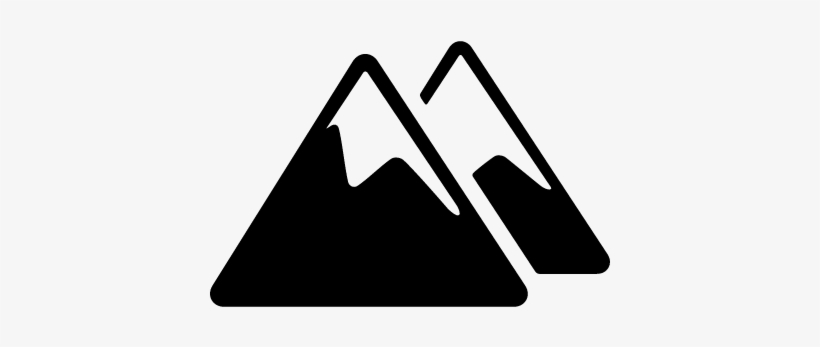 Snowy Mountains Vector - Icono Montaña Png, transparent png #2984210