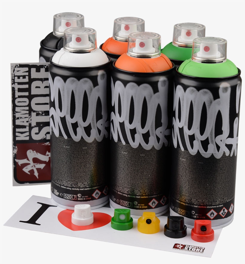 Klamottenstore Mtn Speedy Gonzales Sprühdosen Set 6x400ml - Aerosol Spray, transparent png #2984211