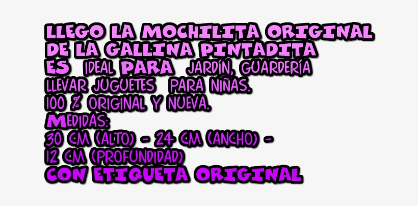 Mochila Gallina Pintadita - Calligraphy, transparent png #2984314