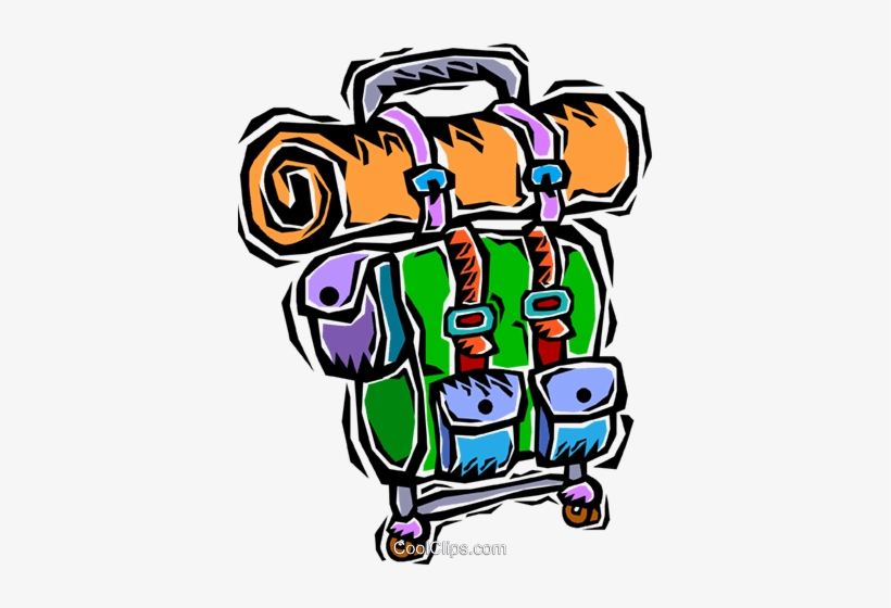 Back Pack, Camping Gear Royalty Free Vector Clip Art - Illustration, transparent png #2984654