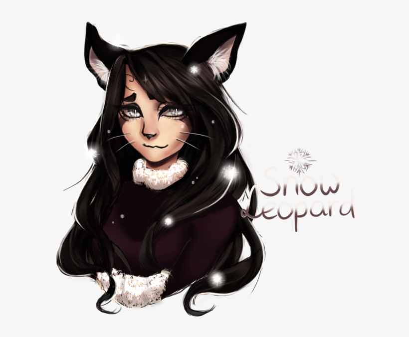 Uploaded 1 Year Ago - Girl With Cat Ears Drawings, transparent png #2984835