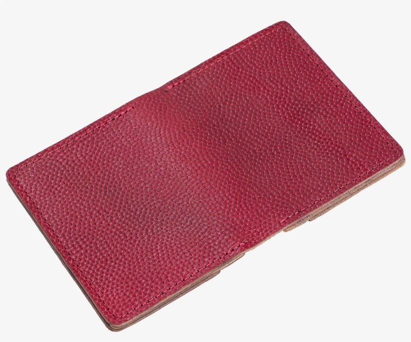 Exterior Of Football Texture On Horween Leather Wallet - Red Mat Clipart, transparent png #2985202