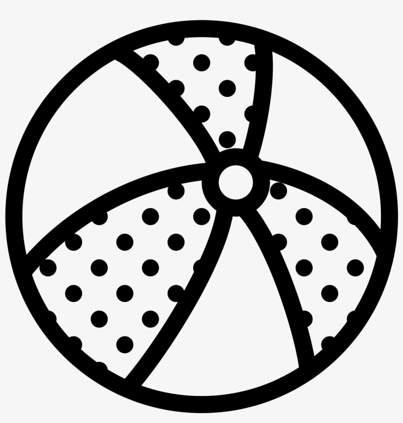 Beach Ball Icon - Icon, transparent png #2985250