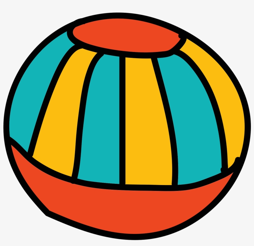 Beach Ball Icon - Icon, transparent png #2985392