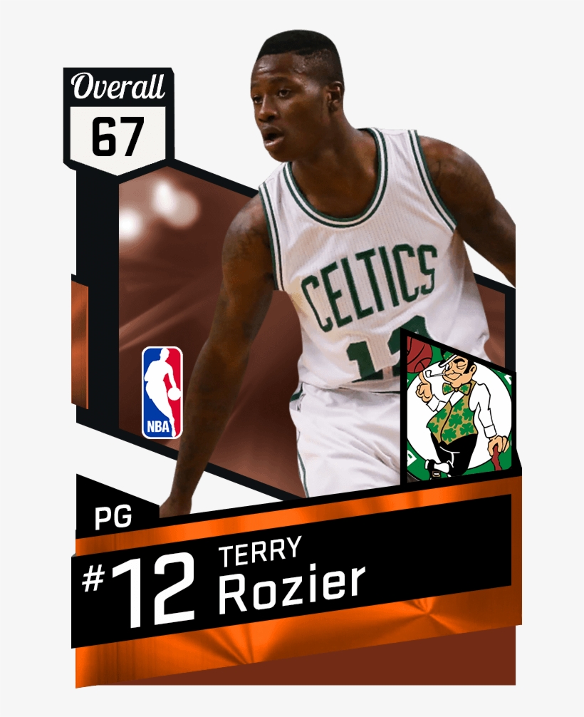 Mtdb Nba 2k17 - Terry Rozier 2k17 Rating, transparent png #2985924