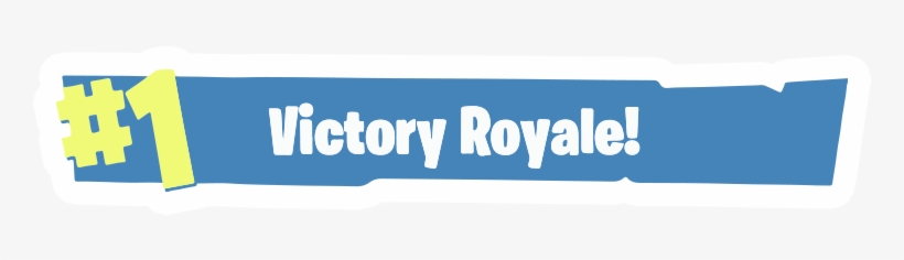 Fortnite Victory Royale Logo Blank