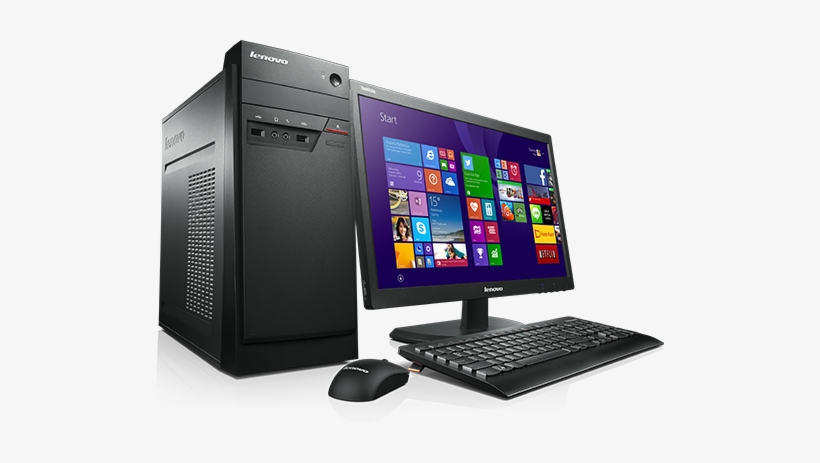 Lenovo Desktop Computer - Lenovo Desktop Computer Png, transparent png #2986855