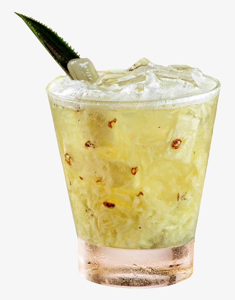 Caipirinha 350 G Com Halls Black, Abacaxi E Vodka Importada - Smoothie, transparent png #2986935