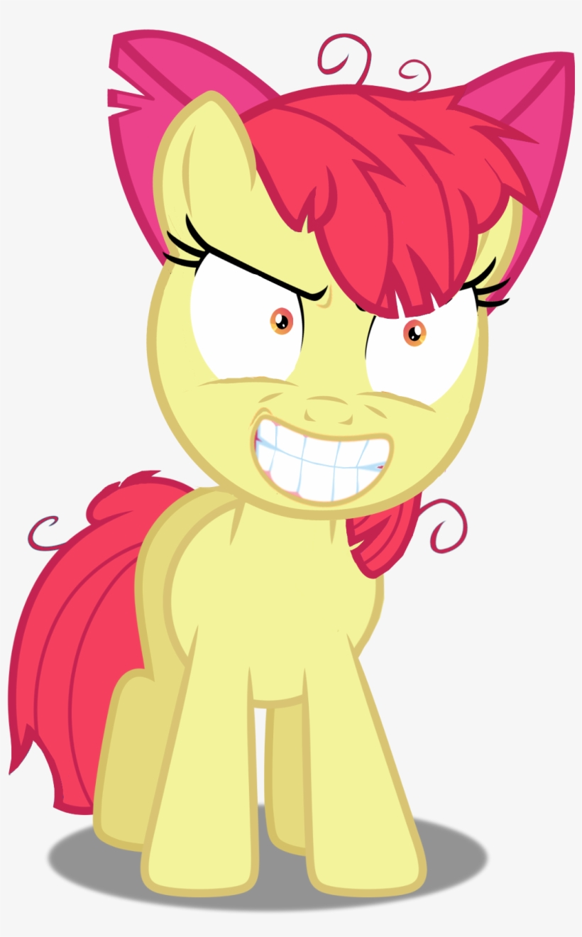 Grin Clipart Insane - Apple Bloom, transparent png #2986983