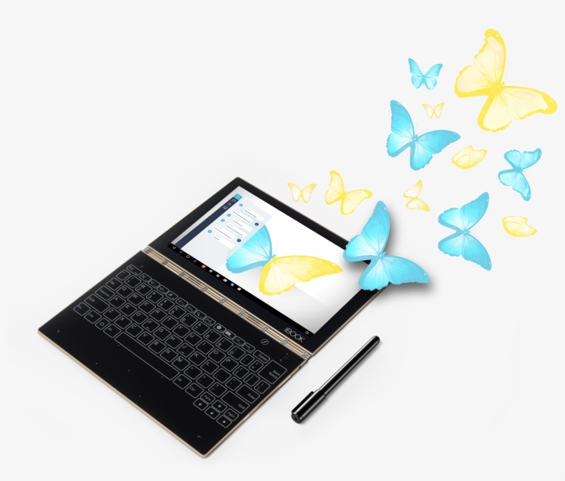 Projecting A Halo Effect On The Next Generation Of - Yoga Book French Keyboard, transparent png #2987028