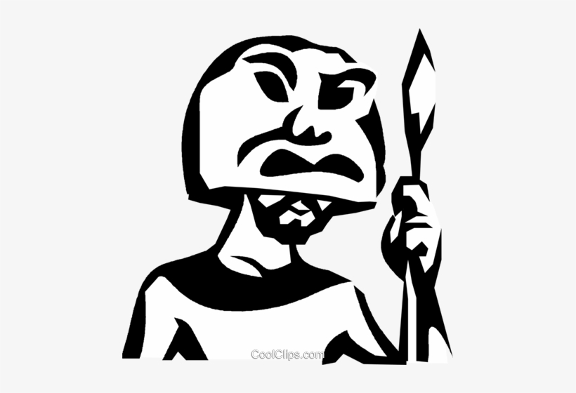 Guerreros Tribales Libres De Derechos Ilustraciones - Guerriero Tribale, transparent png #2987320