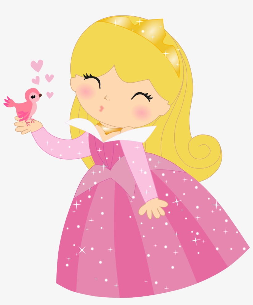 Princesas Disney Cute - Pink Princess Clip Art, transparent png #2987559