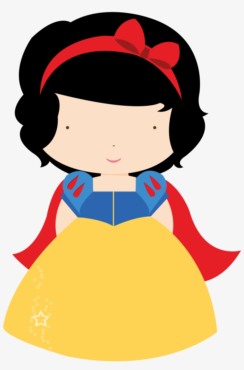 Princesas Da Disney - Baby Snow White Chibi, transparent png #2988012