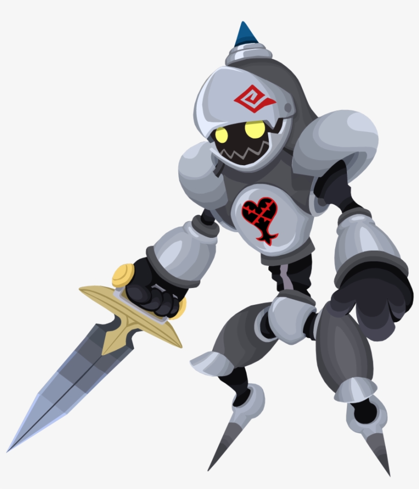 Khx Armored Knight - Kingdom Hearts 2 Heartless Soldier, transparent png #2988312