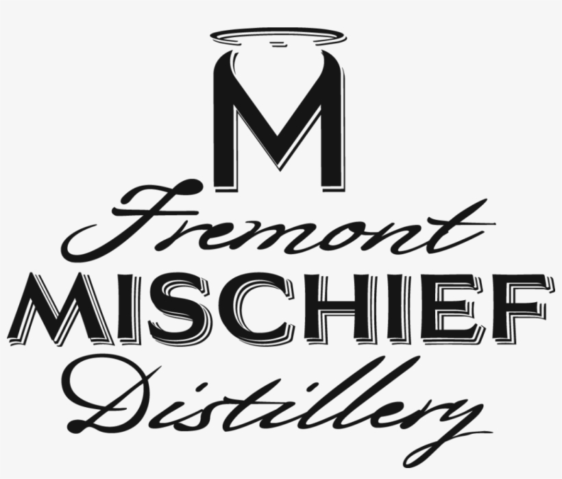 Fremont Mischief Distillery Word Art Only Logo Black - Fremont Mischief, transparent png #2988410