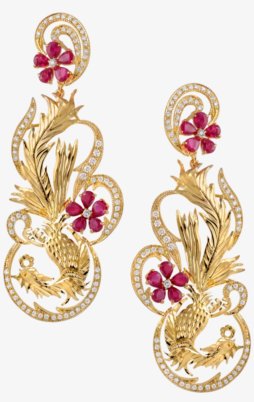 Rustic Phoenix Earrings - Phoenix Earrings, transparent png #2988494