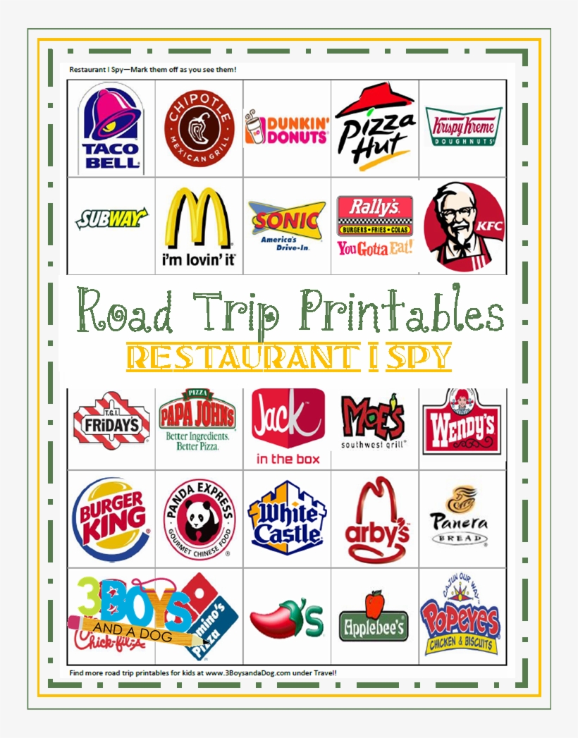 Free Printable Road Trip Games, transparent png #2988580