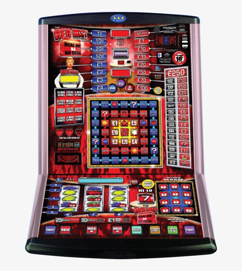 Deal Or No Deal Red Mist - Cops And Robbers Fruit Machine, transparent png #2988600