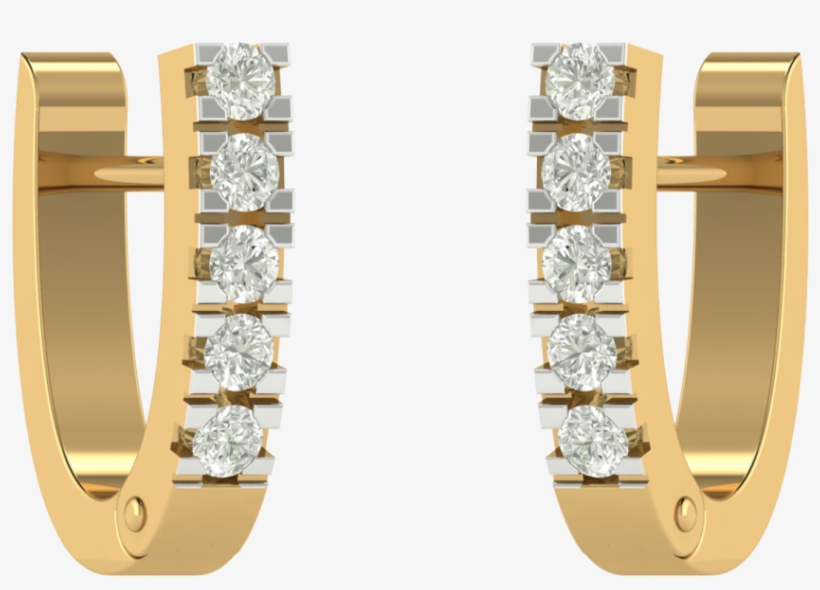 Alt="shrina Diamond Gold Earrings Cjer0058 Y2" Srcset="https - Earring, transparent png #2988762