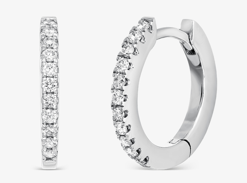 White Gold Earrings, Pe15079-obd - Earrings, transparent png #2988844