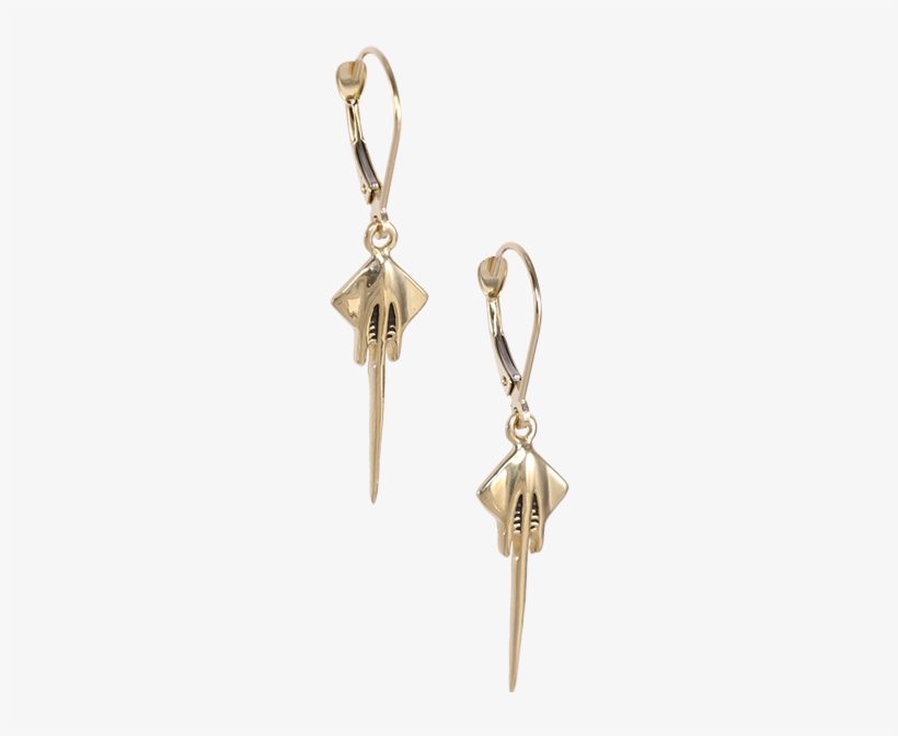 C7 Corvette Stingray 14k Gold Earrings - Earrings, transparent png #2988962