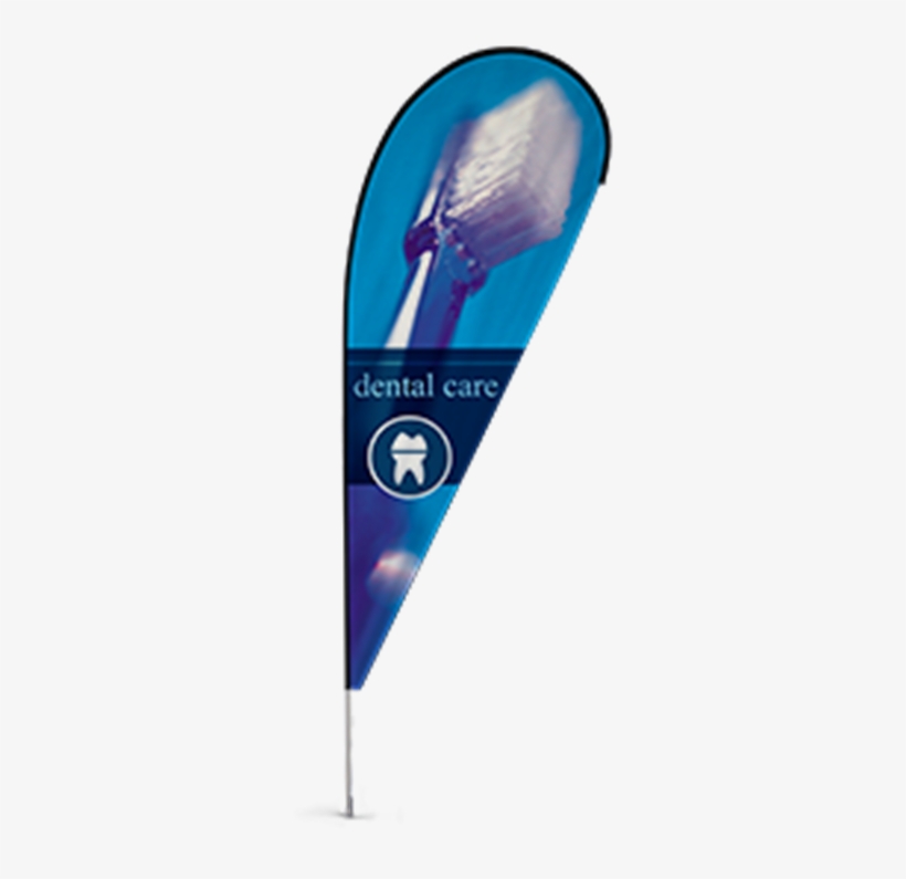 Teardrop Flag - Dental Teardrop Flag, transparent png #2989361