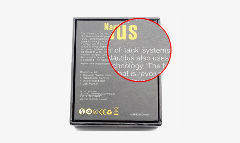 Rough Surface Full Of Bumps And Hollows, Front Of Packing - Fake Aspire, transparent png #2990831