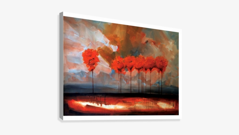 Tall Trees Canvas Print - Modern Art, transparent png #2990860