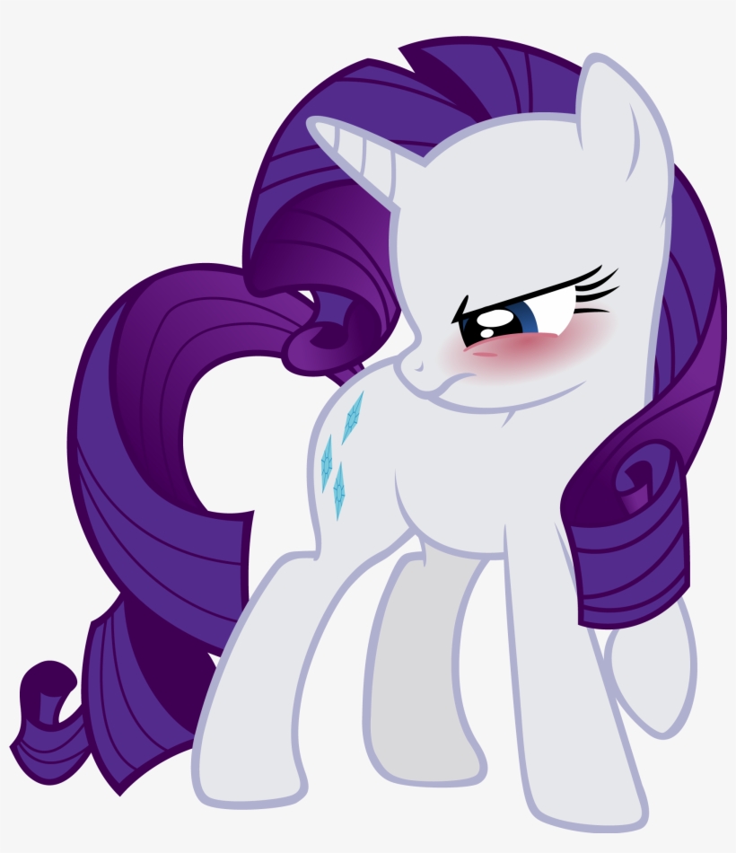 Ocarina0ftimelord, Blushing, Rarity, Safe, Simple Background, - My Little Pony Rarity Mad, transparent png #2990917