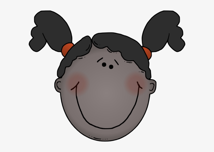 How To Set Use Blushing Girl With Pigtails Clipart - Head Cartoon, transparent png #2990945