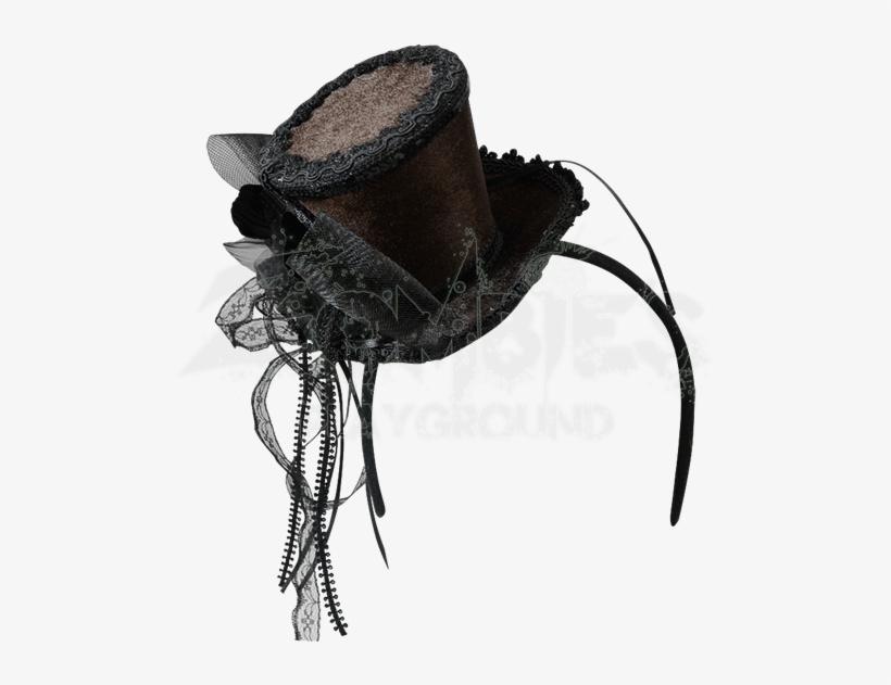 Brown Steampunk Headband Hat - Hat, transparent png #2991104