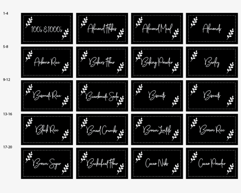 Pantry Label Packs 180 Labels - Significant Other, transparent png #2991425