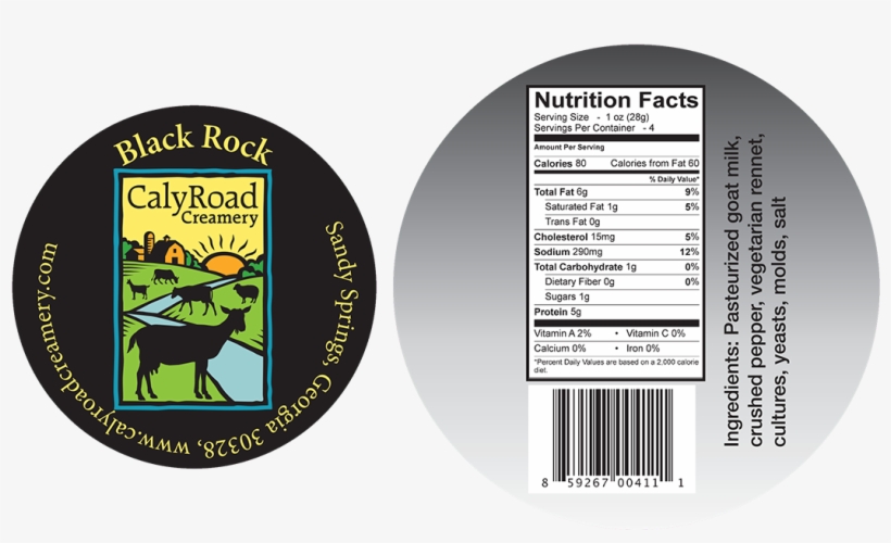 Calyroad Creamery Black Rock Cheese Labels - Lakritsfabriken Sour Licorice 1.4 Oz. (40g), transparent png #2991641