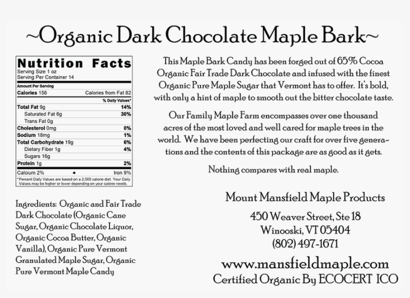 Mount Mansfield Maple - Texas Coffee Traders Texas Blend Vienna Roast Ground, transparent png #2991644