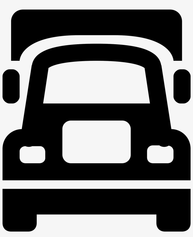 Semi Truck Icon - Truck Front Vector Png, transparent png #2991731
