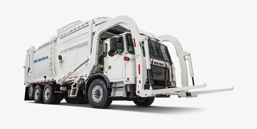 Front Loaders - Mcneilus Waste Trucks, transparent png #2991975