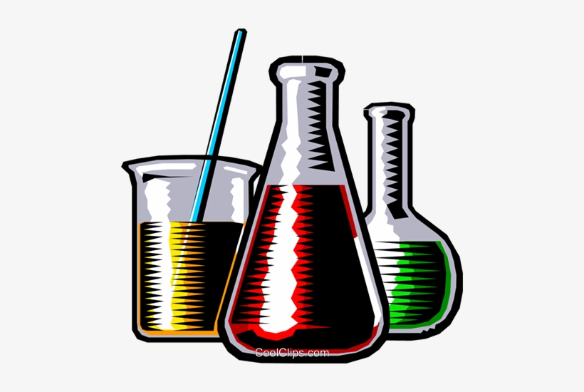Pyrex Beakers Royalty Free Vector Clip Art Illustration - Physique Clipart, transparent png #2992143