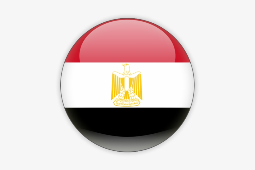 Illustration Of Flag Of Egypt - Egypt Round Flag Png, transparent png #2992458