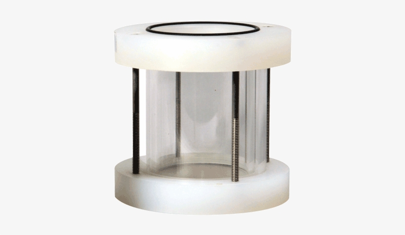 4" Sight Glass Wafer Natural Polypropylene Pyrex/acrylic - Fountain, transparent png #2992665
