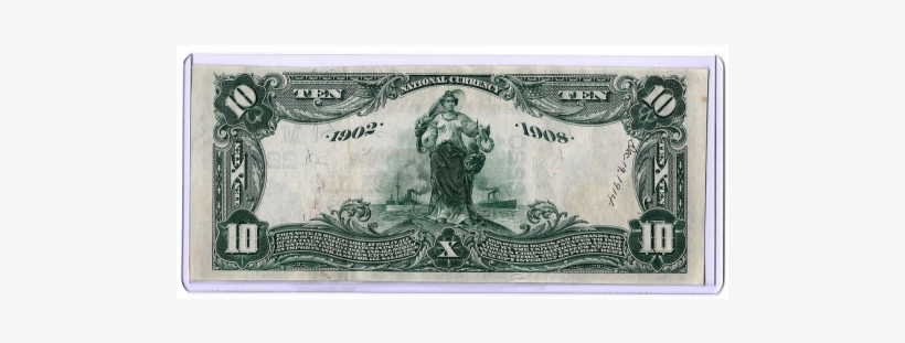 1902 National Bank Note, transparent png #2993395