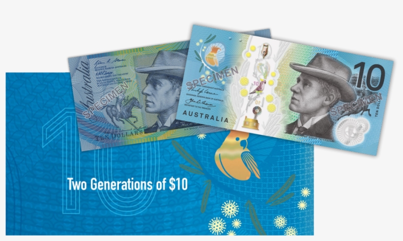 Two Generations Of $10 - 2017 Rba Official Two Generations Unc Pair Folder, transparent png #2993448