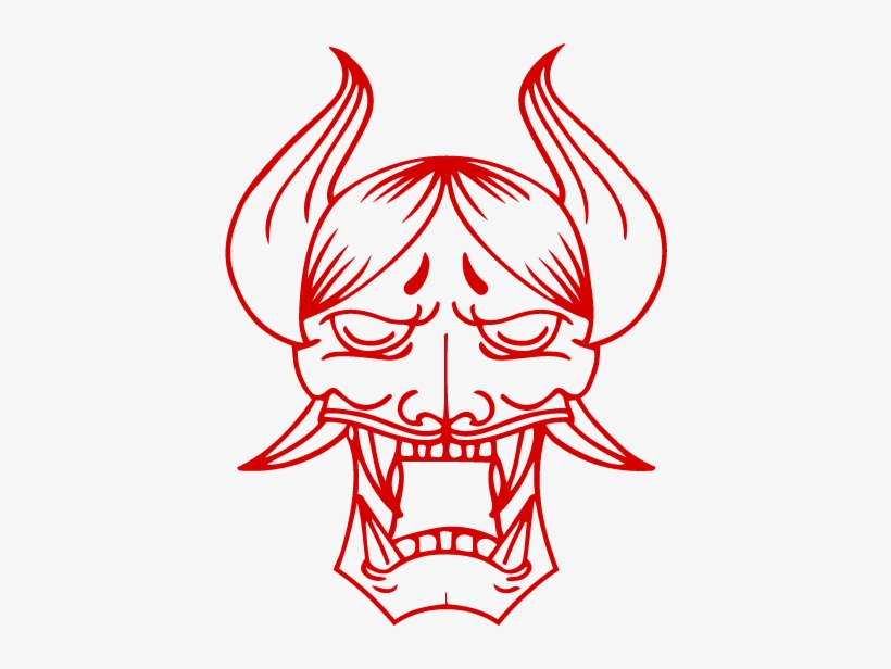 Red Mask Sticker - Sticker, transparent png #2993467