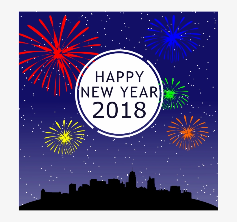 Happy New Year From All Of Us At Disa We Hope Each - Fireworks, transparent png #2993471