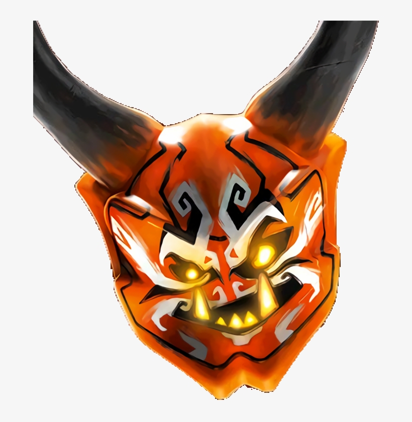 The Oni Masks - Lego Ninjago Oni Masks Sets - Free Transparent PNG