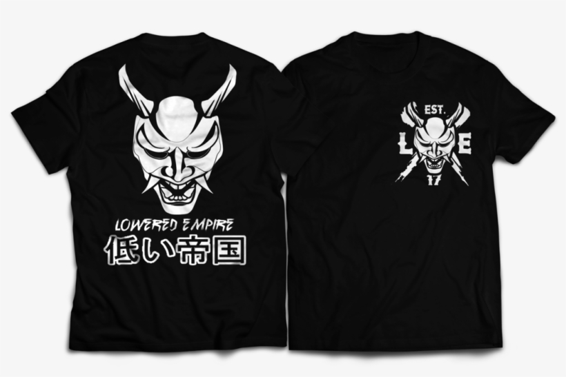 Japanese Oni Mask Tee - Oni, transparent png #2993525